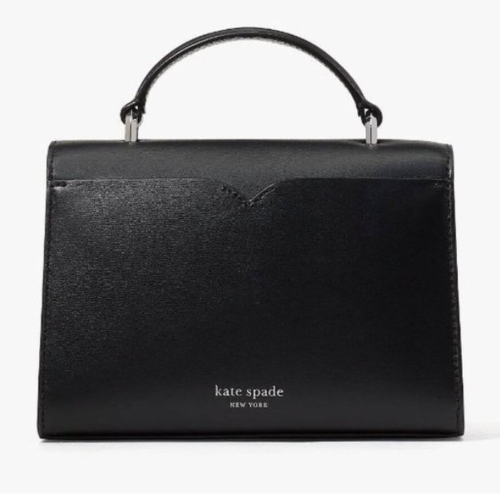 Kate Spade Lovitt Crystal Buckle Leather Purse - Picture 2 of 6